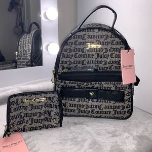 Juicy Couture Backpack & Wallet Bundle